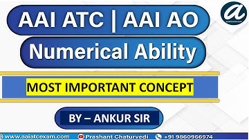 MOST IMPORTANT CONCEPT | PYQs | Numerical Ability | AAI ATC 2021 | AAI AO 2021 |