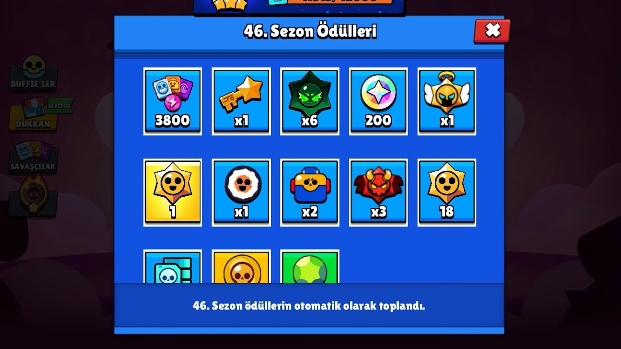 46. Sezon ödülleri bol bol ödül açtım biriktirdiklerim