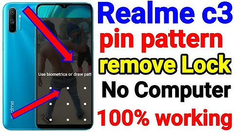 how to unlock pattern realme c3 // Realme c3 hard reset pattern unlock