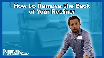 How to Take the Back off Your Recliner