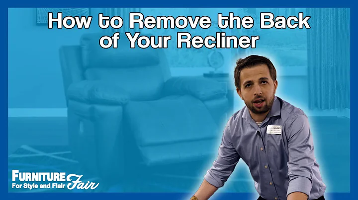 How to Take the Back off Your Recliner