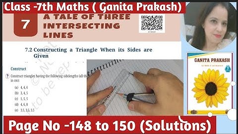 Class 7th Maths Ganita Prakash | Ch -7 A Tale Of Three Intersecting Lines | Page No- 148 to 150