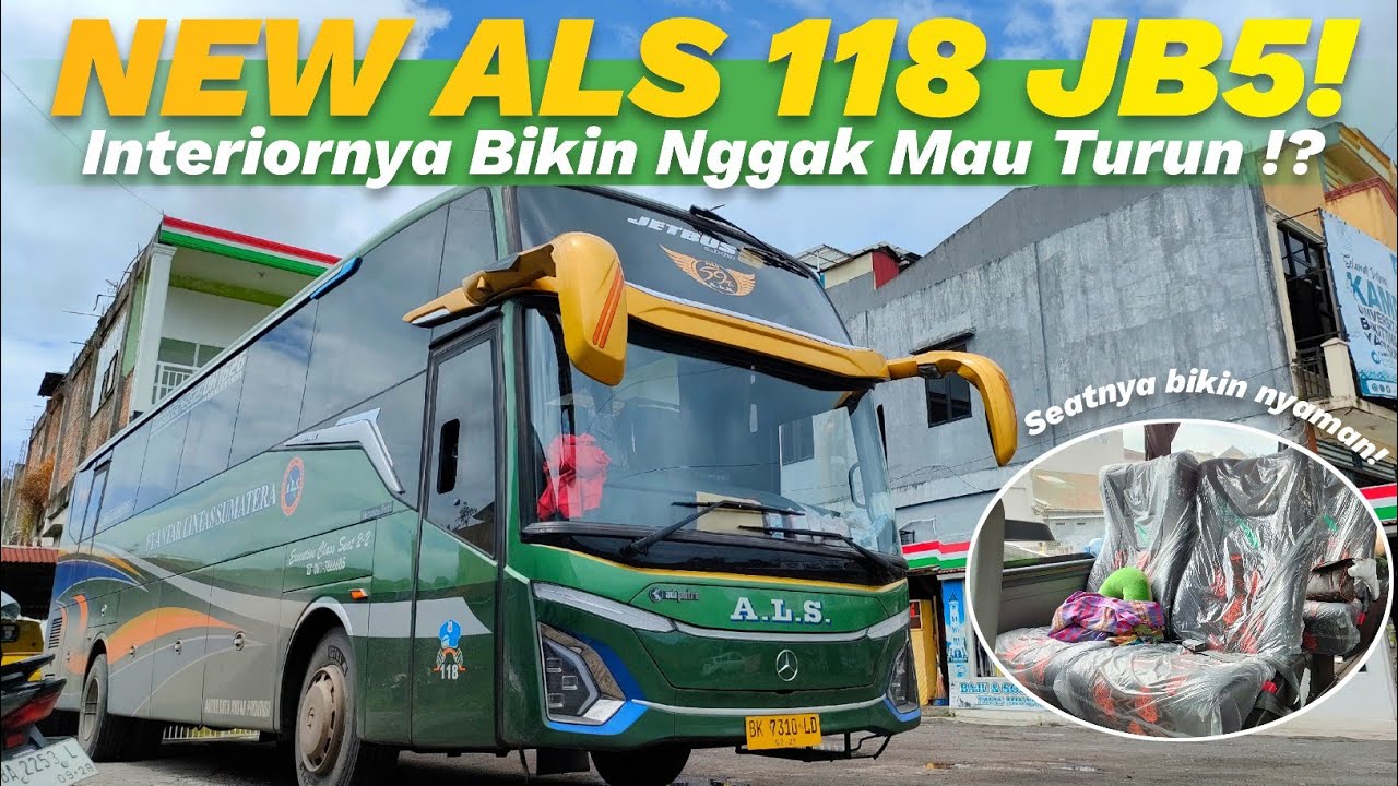AKHIRNYA NEW BUS ALS 118 JB5 SAMPAI DI BUKITTINGGI‼️Review New Bus ALS 118 Medan - Padang 
