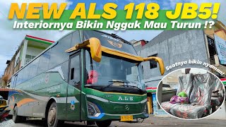 FINALLY THE NEW BUS ALS 118 JB5 ARRIVES IN BUKITTINGGI‼️Review of the New Bus ALS 118 Medan - Padang