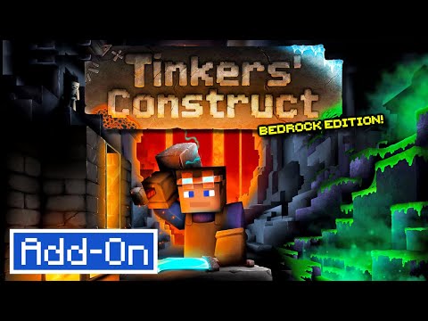 TINKERS' CONSTRUCT ADDON: Official Minecraft Bedrock Port in-depth review!