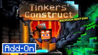 TINKERS' CONSTRUCT ADDON: Official Minecraft Bedrock Port indepth review!