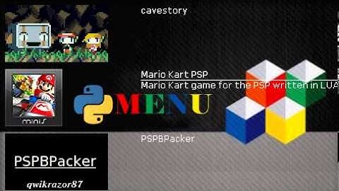 pyMenu Homebrew Store