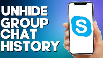 How to unHide Chat History in Group on Skype Mobile