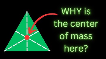 Centroids and Center of Mass of a Uniform Equilateral Triangle