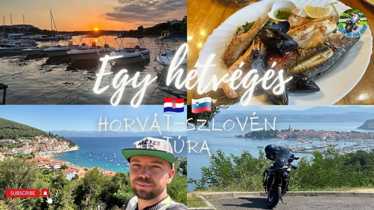 Csak egy hétvégéd van a tengerpartra? Irány az Isztria! Horvát-Szlovén Motoros Túra 🏍️🌅