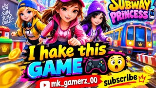 i play subway princess game 🎯😎...||  I hake.. this game and.. I got unlimited coins|.@mk_gamerz_00.. screenshot 4