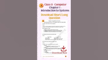 Class 9 Computer Science | Chapter1 | Exercise Questions | Download Free Notes #viralshorts