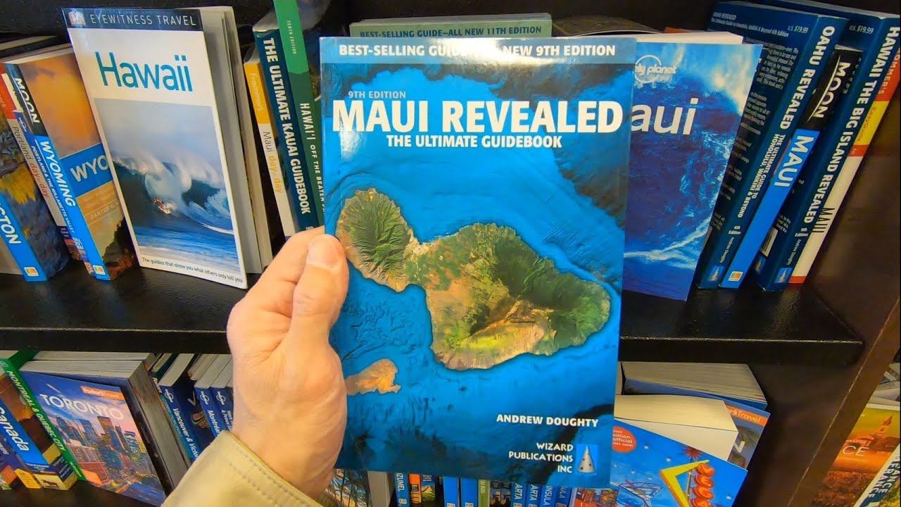 MAUI REVEALED THE ULTIMATE GUIDEBOOK HAWAII TRAVEL GUIDE BOOK CLOSE UP