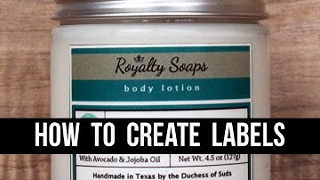 How to Make Product Labels (With 100% Free Software) - A GIMP Tutorial for Beginners | Royalty Soaps