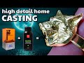 Detailed Home casting Wolf Ring with Powercast Burn castable resin + my Elegoo Mars printer