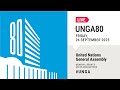 #UNGA 80 General Debate Live - 26 September 2025 (Day 4)