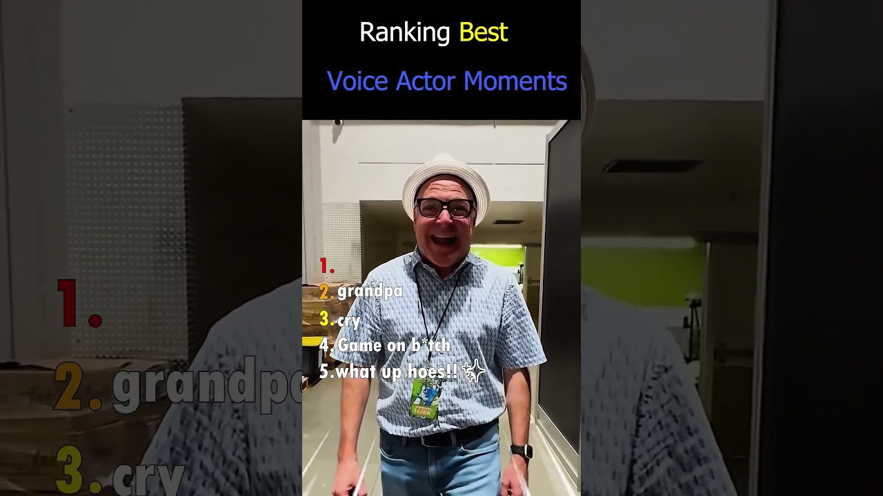 Ranking Best Voice Over Actor Moments (Part 30) 🔥 #shorts