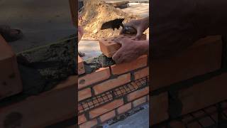 Mauerwerk Einer Backsteinmauer