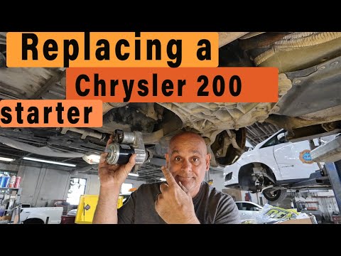 Easy Steps to Remove the Starter from a 2015 Chrysler 200 | DIY Guide