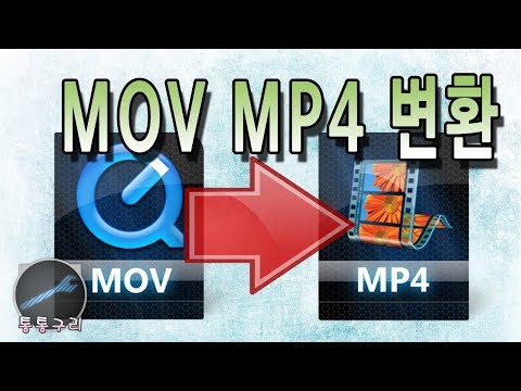 MOV MP4 변환 쉽게 하는 2가지 방법!