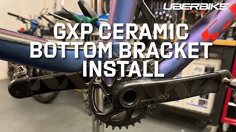Uberbike GXP bottom bracket install with a difference!