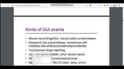 GUI - Event Handling