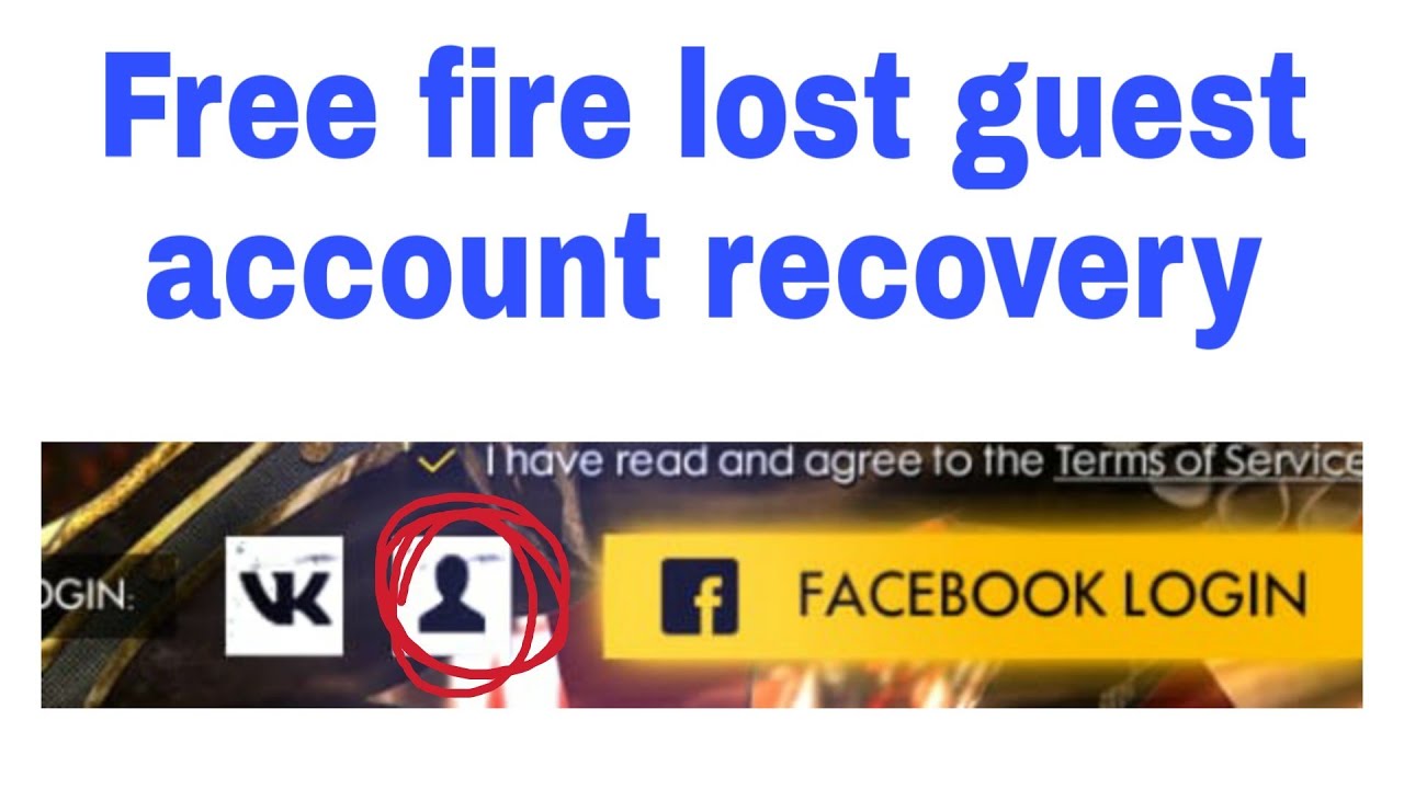 Free Fire Lost Guest Account Recovery Free Fire Account Lost How To Recover Free Fire Lost Guest Ac Youtube