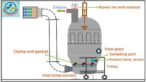 Fluidized Bed Dryer (FBD) animation in depth