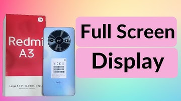 how to full screen display in redmi a3 | redmi a3 full screen display setting