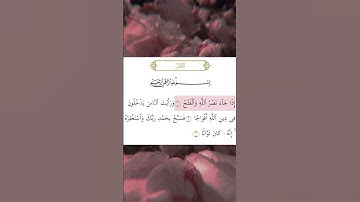 سورة النصر بصوت سعد الغامدي