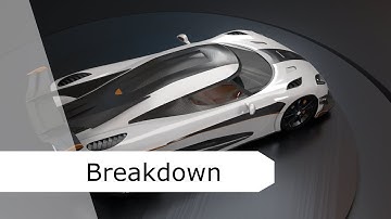 Koenigsegg - Blender Car Project | 3D Model Breakdown
