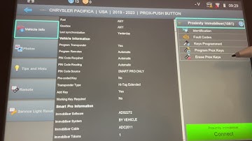 Late-model Chrysler proximity key programming behavior!