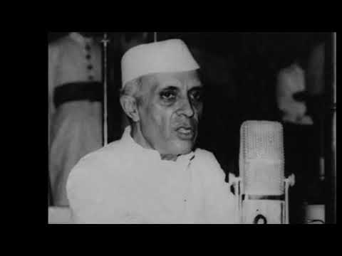 Original Speech in Hindi by First Indian Prime Minister Pandit Jawahar lal Nehru