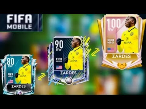 FIFA 19 Mobile - Legends Upgrade 80 Ovr Zardes To 100 Legend Card! HOMETOWN HOMIES PACK OPENING!!