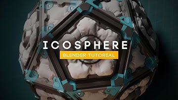 Modeling a Sci-fi Icosphere in Blender | Teaser