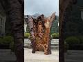 🪵 “Spiritual Masterpiece in Natural Wood”#buddha #statue #wood statue #wood #wood designer #workout
