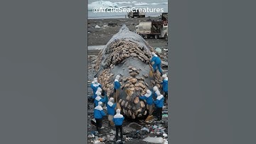 Cận cảnh đội cứu hộ làm sạch những con hà bám trên mình con cá voi khổng lồ #cavoixanh #cavoi