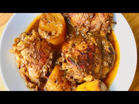 EASY PRESSURE COOKER CHICKEN THIGH RECIPE  PRESSURE COOKER BRAISED CHICKEN