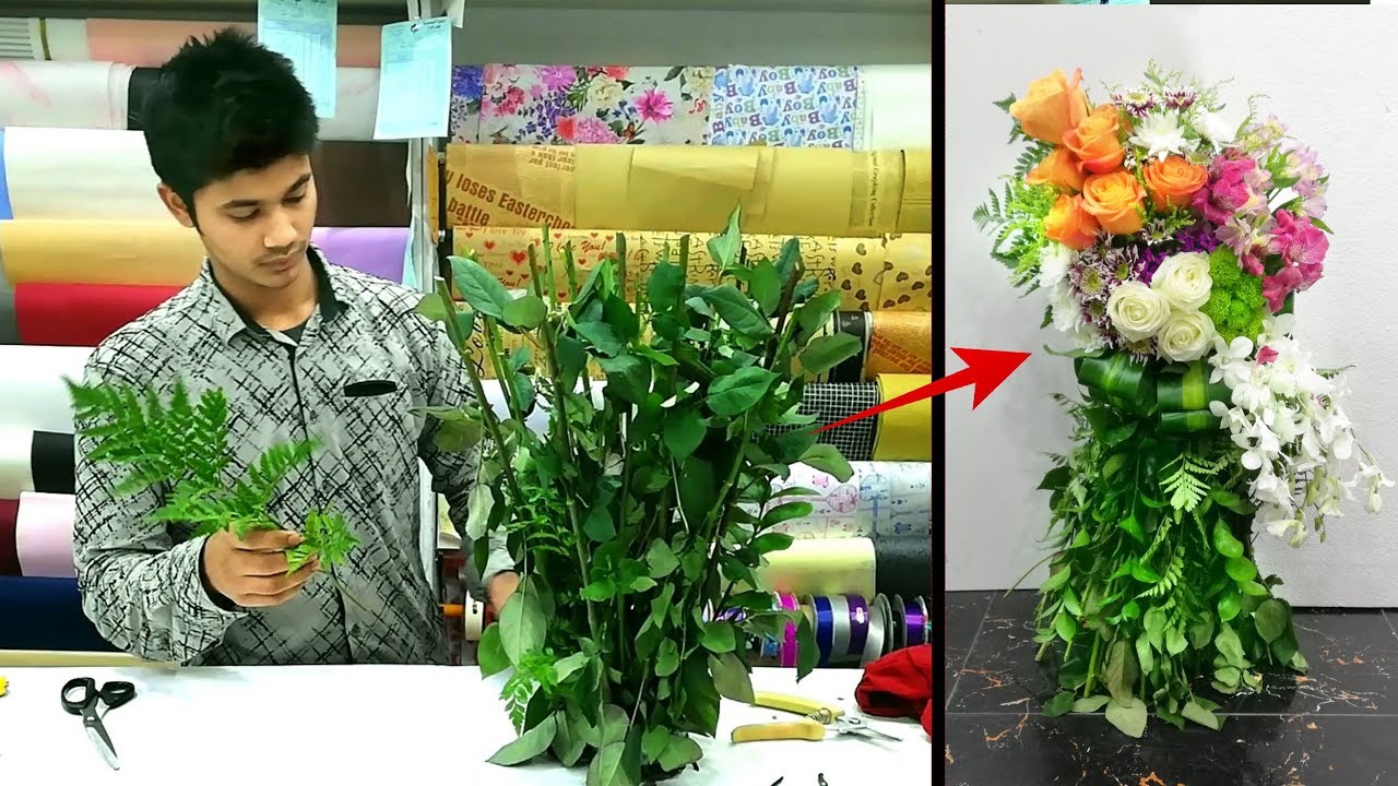 Bouquet natural flower Easy Grocery Store Flower Arranging flower