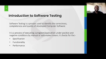 Software Testing Introductory Class