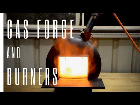 Building a Blacksmithing Gas Bottle Propane Forge & Burners