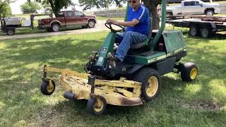 BigIron Lot # HI7172 John Deere F1145 4X4 Front Deck Mower, online auction ends August 2, 2023