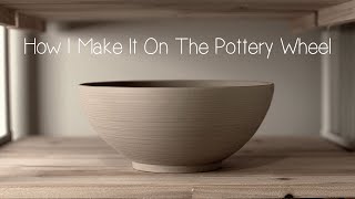 Making a Bowl on the Pottery Wheel - ASMR