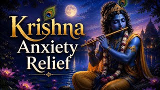Krishna Flute Music for Anxiety Relief | Peaceful Bansuri Meditation | Copyright Free