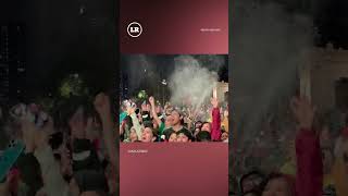 ¡Así celebran el triunfo de México en avenida Juárez! ⚽