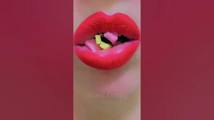 asmr Haribo Gummy Candy eating sounds #asmr #eating #mukbang