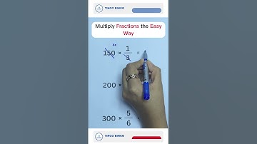 Multiply Fractions the Easy Way | #shorts
