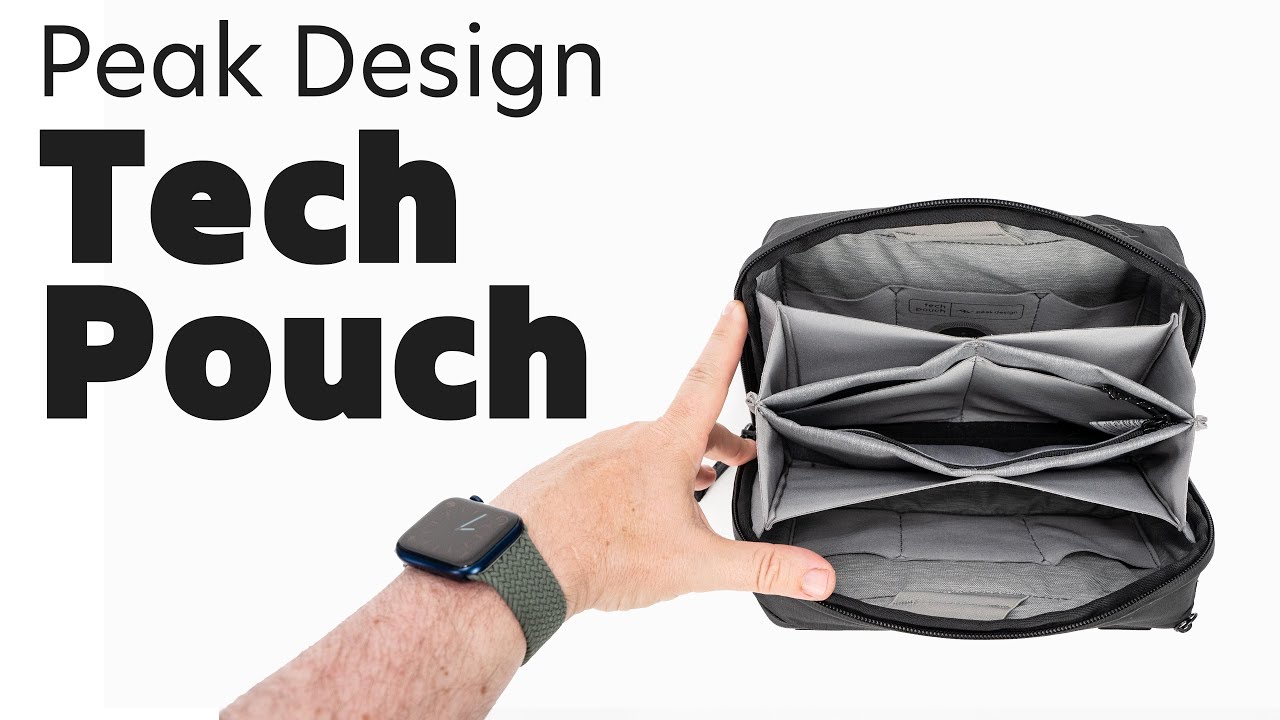 How to use a tech pouch as a traveling art pouch