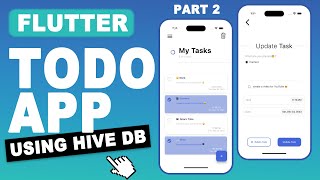 Flutter Tutorial | Flutter TODO App with Hive DataBase, Hive Local Storage Tutorial [CRUD] - Part 2