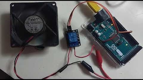 Control de un COOLER con KY-019 RELE y Arduino MEGA
